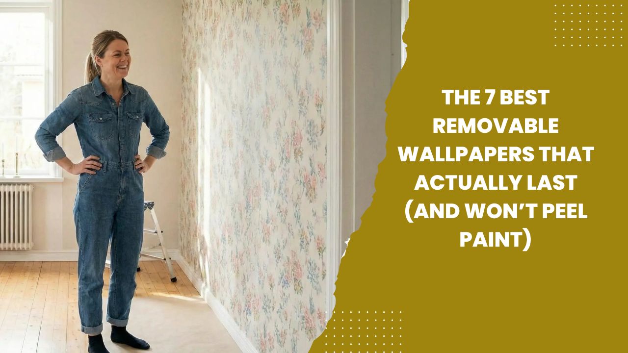 The 7 Best Removable Wallpapers That Actually Last (And Won’t Peel Paint)