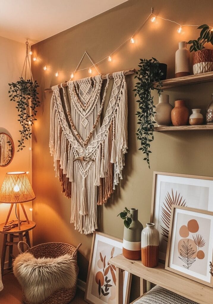 Add Texture With Fabric Wall Hangings