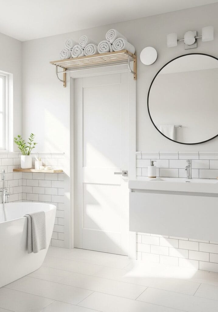 Bathroom Shelf Above the Door