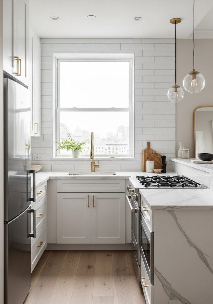 DIY Marble Contact Paper Countertops