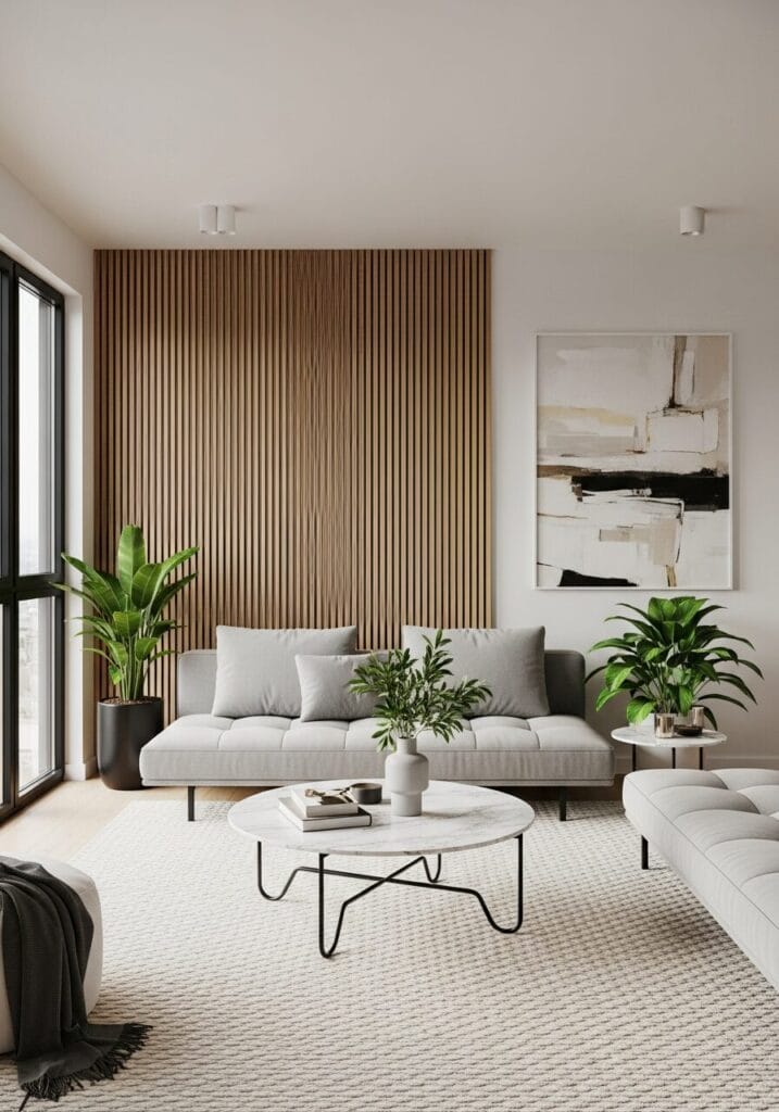 DIY Slat Wall Feature