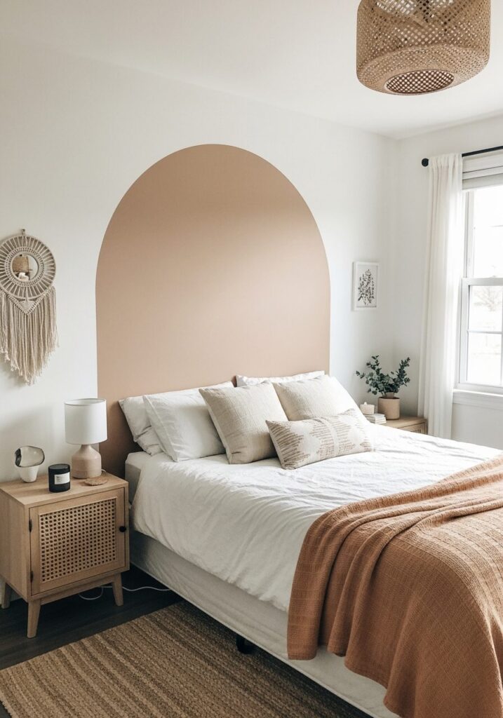 Painted Arch Headboard 2