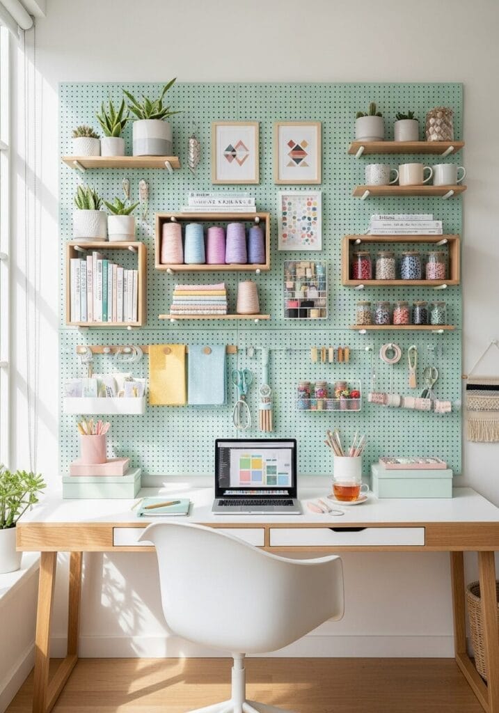 Pegboard Storage Wall