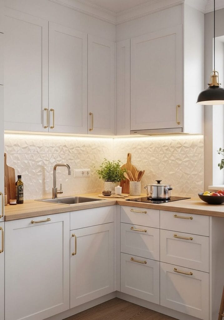 Renter-Friendly Stick-On Backsplash