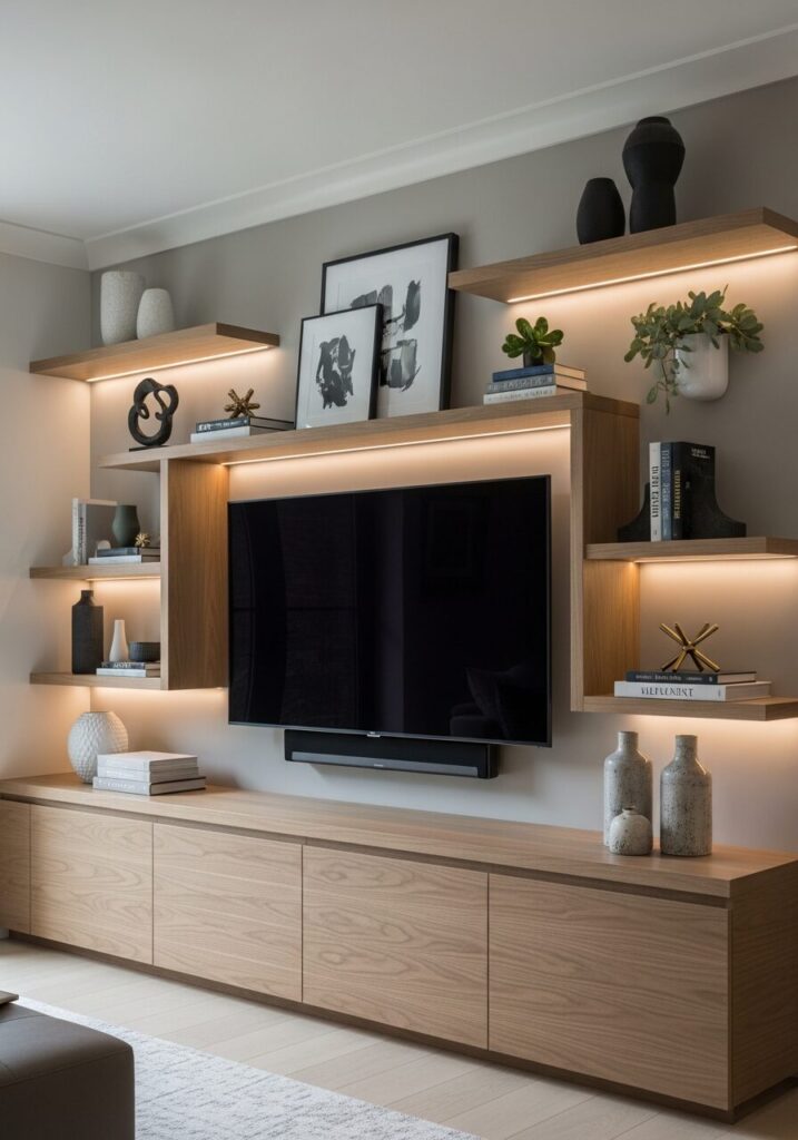 Built-In Media Wall Concept