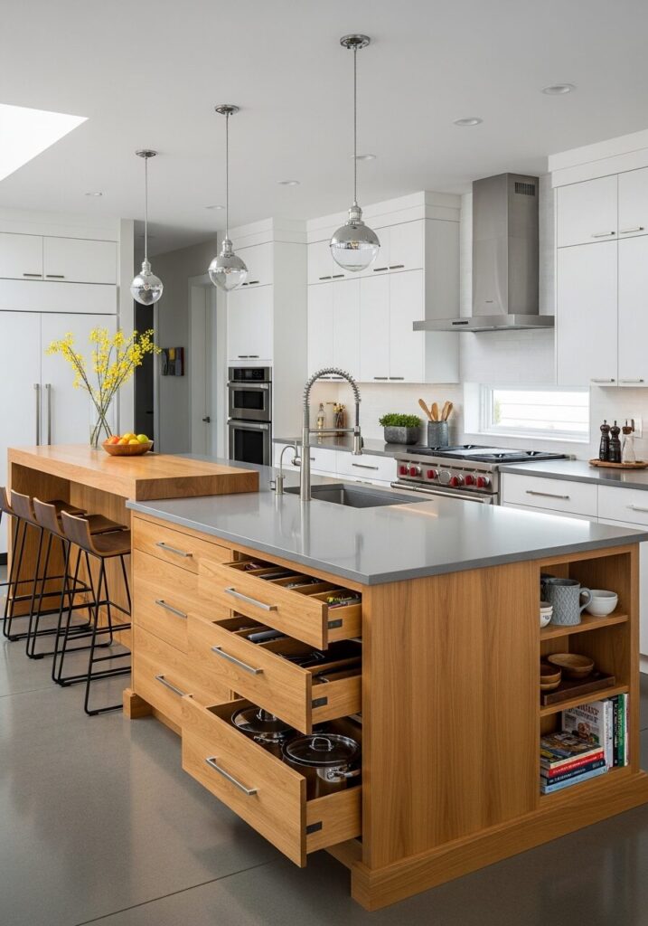 Multifunctional Kitchen Islands